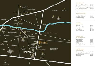 Project Image of 834.0 - 1168.0 Sq.ft 2 BHK Apartment for buy in Kumar Parc Residences