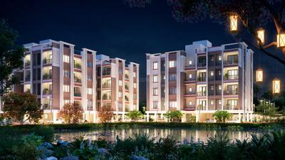 Project Image of 0.0 - 1353.0 Sq.ft 3 BHK Apartment for buy in Shrachi Elite Homes Phase 2 Renaissance