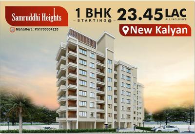 Project Image of 334.9 - 383.0 Sq.ft 1 BHK Apartment for buy in Shree Samruddhi Heights