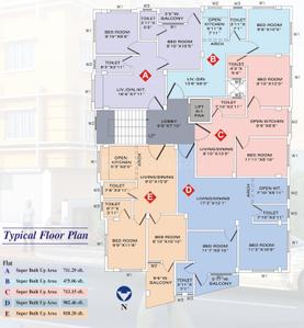 Project Image of 475.0 - 902.0 Sq.ft 1 BHK Apartment for buy in Jupiter Developer Subho Bijoya