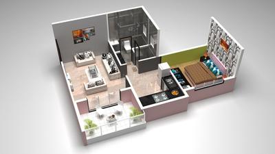Project Image of 447.0 - 613.0 Sq.ft 1 BHK Apartment for buy in Ravitej
