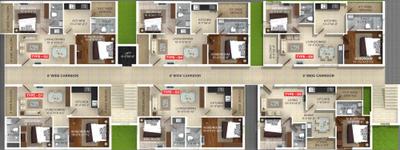 Project Image of 1000.0 - 1560.0 Sq.ft 2 BHK Apartment for buy in Whitestone Milano