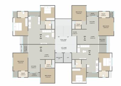 Project Image of 400.0 - 735.0 Sq.ft 1 BHK Apartment for buy in Sundaram Icon