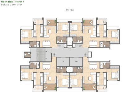 Project Image of 719.0 - 1540.0 Sq.ft 2 BHK Apartment for buy in Lodha Woods