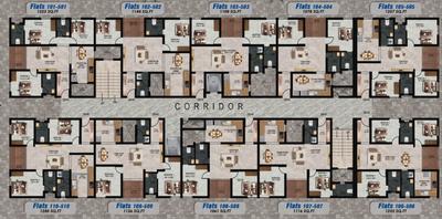 Project Image of 1041.0 - 1280.0 Sq.ft 2 BHK Apartment for buy in Morais Astra