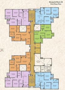 Project Image of 800.0 - 1288.0 Sq.ft 2 BHK Apartment for buy in Siddha Waterfront Phase II
