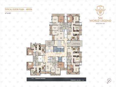 Project Image of 733.56 - 2250.0 Sq.ft 2 BHK Apartment for buy in Paradise Sai World Legend
