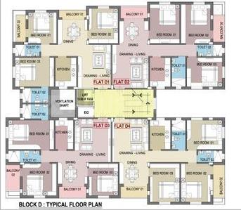 Project Image of 900.0 - 1764.0 Sq.ft 2 BHK Apartment for buy in Ganguly 4 Sight Manor