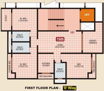 Project Image of 450 Sq.ft 1 BHK Apartment / Flat for sale in Nalasopara West for Rs. 3700000