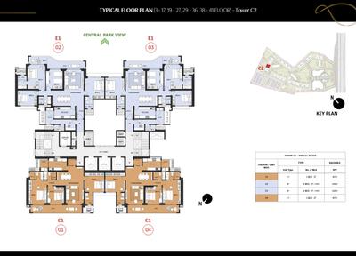 Project Image of 1301.0 - 2910.0 Sq.ft 2 BHK Apartment for buy in Oakwood At The Prestige City