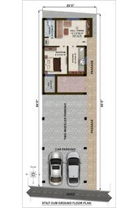 Project Image of 441.0 - 781.0 Sq.ft 1 BHK Apartment for buy in Bharathi Sai Brindhavan Apartments