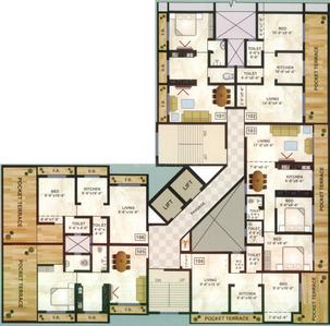 Project Image of 363.0 - 542.0 Sq.ft 1 BHK Apartment for buy in Vimal Heights