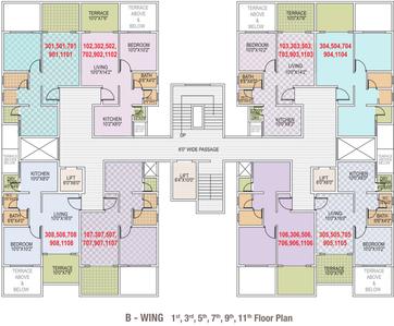 Project Image of 424.0 - 597.0 Sq.ft 1 BHK Apartment for buy in Shree Dharamaraj Raajlaxmi Greens A And B