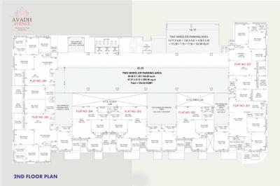 Project Image of 1243.55 - 1712.43 Sq.ft 3 BHK Apartment for buy in Orchid Avadh Avenue