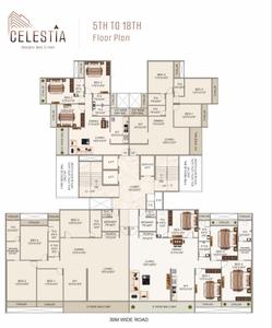 Project Image of 999.43 - 1989.28 Sq.ft 3 BHK Apartment for buy in Qualcon Celestia