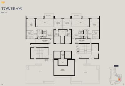 Project Image of 1126.0 - 1511.0 Sq.ft 3 BHK Apartment for buy in DLF The Westpark Phase 1