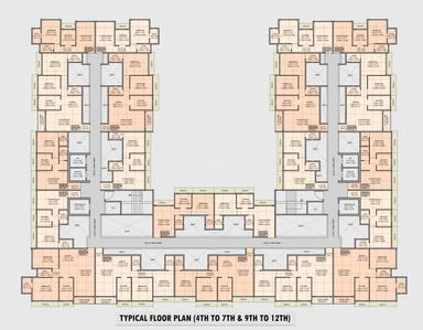Project Image of 375.0 - 725.0 Sq.ft 1 BHK Apartment for buy in Shreeji Spectrum
