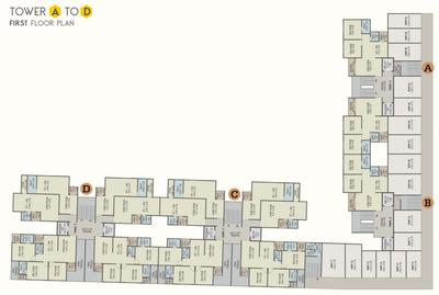 Project Image of 351.23 - 731.0 Sq.ft 1 BHK Apartment for buy in Koriya Kishan Ambrosia