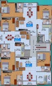 Project Image of 912.0 - 1549.0 Sq.ft 2 BHK Apartment for buy in Chenthur Pearl