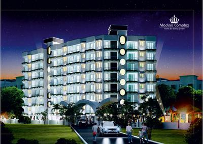Project Image of 363.71 - 590.0 Sq.ft 1 BHK Apartment for buy in Al Hamd Madina Complex