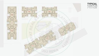Project Image of 849.92 - 869.29 Sq.ft 3 BHK Apartment for buy in Swastik Clairmont
