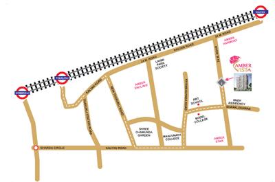 Project Image of 0.0 - 613.0 Sq.ft 2 BHK Apartment for buy in Gurukrupa Amber Vista