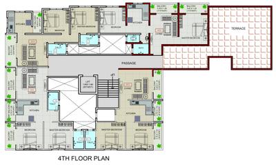 Project Image of 508.38 - 601.16 Sq.ft 2 BHK Apartment for buy in Victory Rajlaxmi Residency