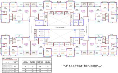 Project Image of 522.0 - 523.0 Sq.ft 2.5 BHK Apartment for buy in Ishwar River Residency Phase IV Building N4