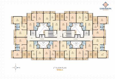 Project Image of 230.0 - 510.0 Sq.ft 1 RK Apartment for buy in Gurukrupa Heights