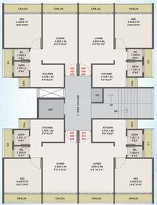 Project Image of 164.0 - 415.4 Sq.ft 1 RK Apartment for buy in Shree Ganesh