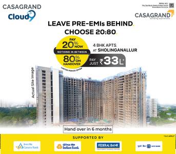 Project Image of 0.0 - 2370.0 Sq.ft 4 BHK Apartment for buy in Casagrand Cloud 9
