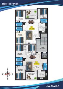 Project Image of 800.0 - 1294.0 Sq.ft 2 BHK Apartment for buy in Bharathi Sai Scarlet