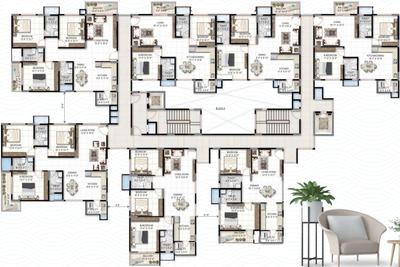 Project Image of 1240.0 - 1510.0 Sq.ft 2 BHK Apartment for buy in Green Royal View