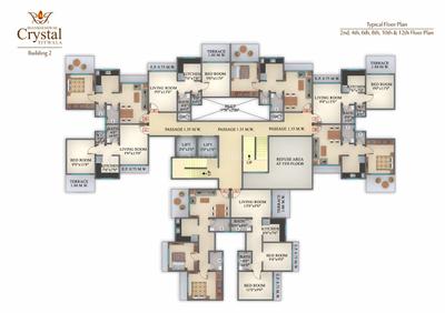 Project Image of 408.0 - 558.0 Sq.ft 1 BHK Apartment for buy in Shankheshwar Crystal Phase 2