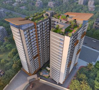 Project Image of 457.0 - 752.0 Sq.ft 1 BHK Apartment for buy in The Meridian Towers