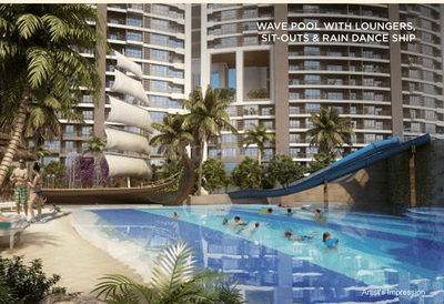 Project Image of 0.0 - 2625.32 Sq.ft 3 BHK Apartment for buy in Paradise Sai World Empire Phase 5 Tower 7 De Louis