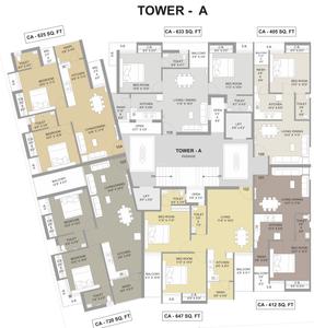 Project Image of 405.0 - 720.0 Sq.ft 1 BHK Apartment for buy in Akshar Heights Block A And B Phase 3