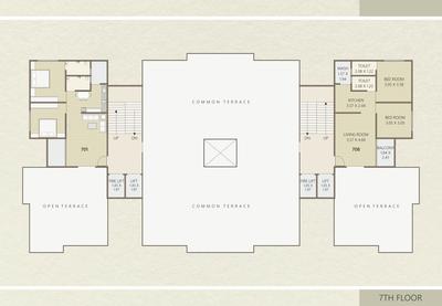 Project Image of 477.06 - 566.29 Sq.ft 2 BHK Apartment for buy in Swastik Radhey Heights