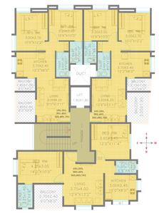 Project Image of 639.0 - 688.0 Sq.ft 2 BHK Apartment for buy in Swasti Shree