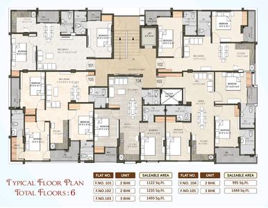 Project Image of 995.0 - 1493.0 Sq.ft 2 BHK Apartment for buy in R M Heights