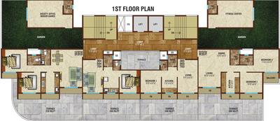 Project Image of 0.0 - 440.0 Sq.ft 2 BHK Apartment for buy in Balaji Sparsh