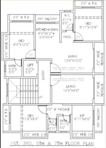 Project Image of 395.47 - 508.38 Sq.ft 1 BHK Apartment for buy in Avighna Krupa