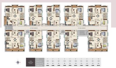 Project Image of 1225.04 - 1380.04 Sq.ft 2 BHK Apartment for buy in Vazhraa Vihhari Phase II