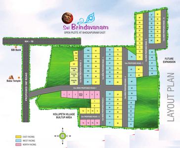 Project Image of 0.0 - 1800.0 Sq.ft Residential Plot Plot for buy in Sai Brindavanam