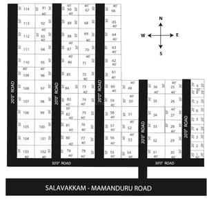 Project Image of 600.0 - 1200.0 Sq.ft Residential Plot Plot for buy in Sky Sri Azhagar City II