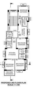 Sai Krishna Apartment Sai Krishna Apartment Cluster Plan for 3rd Floor 1