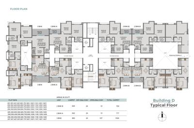 Project Image of 717.0 - 1024.0 Sq.ft 2 BHK Apartment for buy in Siddhivinayak Vision New Ville