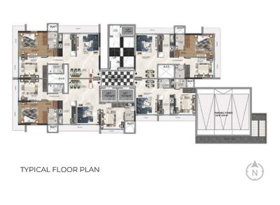 Project Image of 441.11 - 954.0 Sq.ft 1 BHK Apartment for buy in Sanghvi Crystal