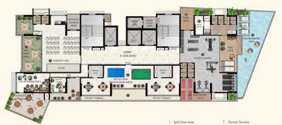Project Image of 803.0 - 1849.0 Sq.ft 2 BHK Apartment for buy in Konark 32 West View