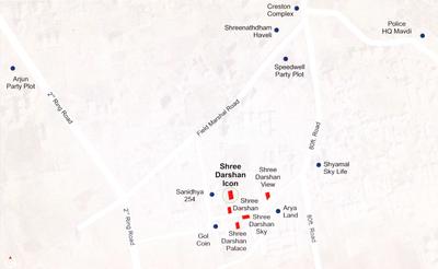 Project Image of 619.0 - 641.0 Sq.ft 2 BHK Apartment for buy in Shreenath Shree Darshan Icon